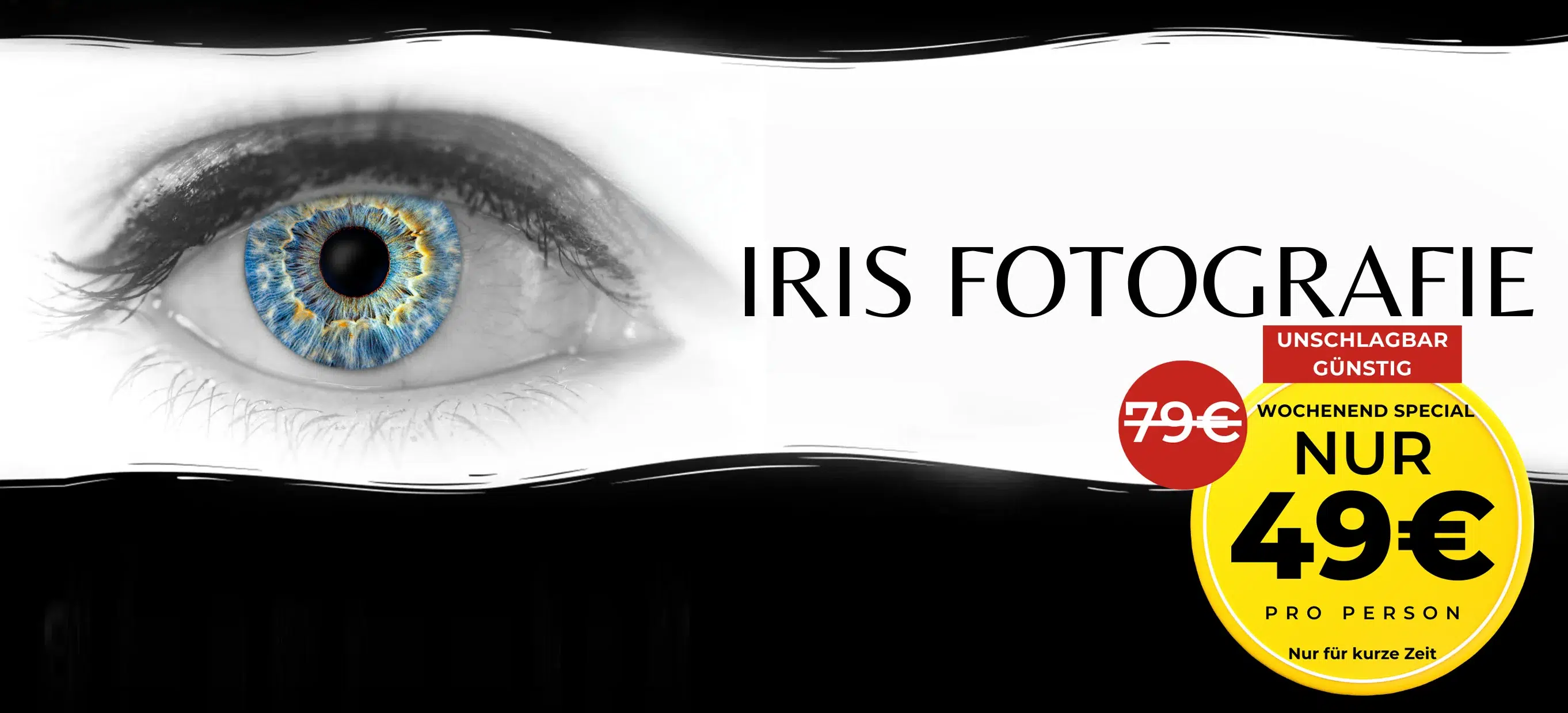 header iris fotografie wochenend special nur 49 euro